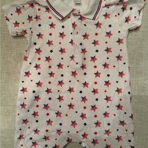 Kissy Kissy Star-Spangled Baby Romper